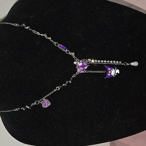 Purple Kuromi Necklace